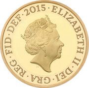 2 Pounds - Elizabeth II Britannia; Gold Proof obverse image
