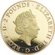 2 Pounds - Elizabeth II Shakespeare, History; Gold Proof obverse image