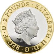 2 Pounds - Elizabeth II Shakespeare, Tragedy; Silver Proof obverse image