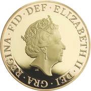 2 Pounds - Elizabeth II Great Fire of London; Gold Proof obverse image