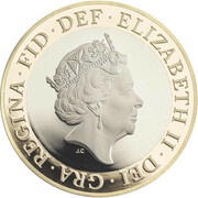 2 Pounds - Elizabeth II Great Fire of London; Silver Proof obverse image