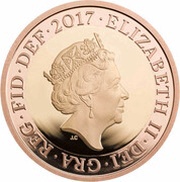 2 Pounds - Elizabeth II Jane Austen; Gold Proof obverse image