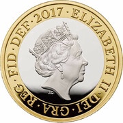 2 Pounds - Elizabeth II Jane Austen; Silver Piedfort obverse image
