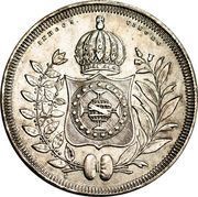 800 Réis - Pedro II, Brazil, 1835-1846 reverse image