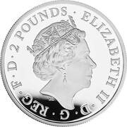 2 Pounds - Elizabeth II Year of the Dog; Silver Proof obverse image