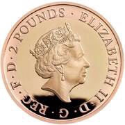 2 Pounds - Elizabeth II Captain Cook - I; Gold Proof obverse image