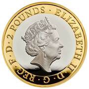 2 Pounds - Elizabeth II Captain Cook - I; Silver Proof obverse image