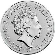 2 Pounds - Elizabeth II Trafalgar Square; 1 oz Fine Silver obverse image