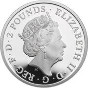 2 Pounds - Elizabeth II Year of the Pig; Silver Proof obverse image