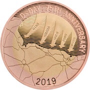 2 Pounds - Elizabeth II D-Day Anniversary; Gold Proof, United Kingdom, 2019 reverse image