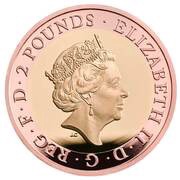 2 Pounds - Elizabeth II Wedgwood; Gold Proof obverse image
