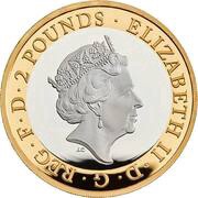 2 Pounds - Elizabeth II Wedgwood; Silver Piedfort obverse image