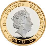2 Pounds - Elizabeth II Samuel Pepys' Diary; Silver Piedfort obverse image