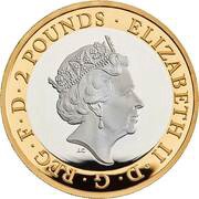 2 Pounds - Elizabeth II Samuel Pepys' Diary; Silver Proof obverse image