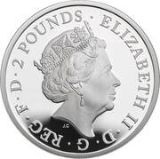 2 Pounds - Elizabeth II Year of the Rat; Silver Proof obverse image