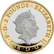 2 Pounds - Elizabeth II 75th VE Day; Silver Proof obverse image