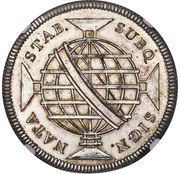 960 Réis - João Prince Regent Pattern, Brazil, 1809 reverse image