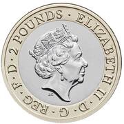 2 Pounds - Elizabeth II 5th portrait; Captain Cook - III obverse image