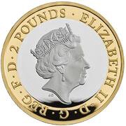 2 Pounds - Elizabeth II Captain Cook - III; Silver Proof obverse image