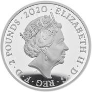 2 Pounds - Elizabeth II The band Queen; Silver Proof obverse image