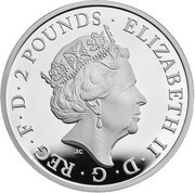 2 Pounds - Elizabeth II Year of The Ox; Silver Proof obverse image