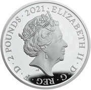 2 Pounds - Elizabeth II Mr. Strong and Little Miss Giggles; Silver Proof obverse image