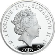 2 Pounds - Elizabeth II Peter Rabbit; Silver Proof obverse image