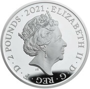 2 Pounds - Elizabeth II The Who; Silver Proof obverse image