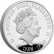 2 Pounds - Elizabeth II James I; Silver Proof obverse image