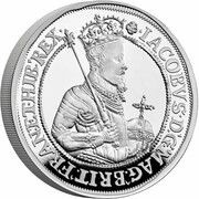 2 Pounds - Elizabeth II James I; Silver Proof, United Kingdom, 2022 reverse image