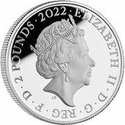 2 Pounds - Elizabeth II London; Silver Proof obverse image