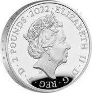2 Pounds - Elizabeth II Harry Potter; Silver Proof obverse image