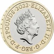 2 Pounds - Elizabeth II 5th portrait; The FA Cup obverse image