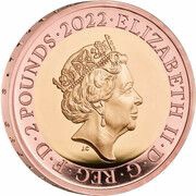 2 Pounds - Elizabeth II The FA Cup; Gold Proof obverse image
