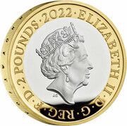 2 Pounds - Elizabeth II Alexander Graham Bell; Silver Proof obverse image