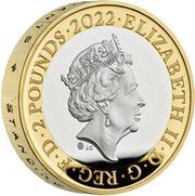 2 Pounds - Elizabeth II 25th Anniversary £2; Silver Piedfort obverse image