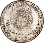 960 Réis - João Prince Regent Countermarked 8 Reales; Cuiaba obverse image
