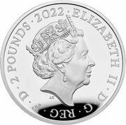 2 Pounds - Elizabeth II Peter Rabbit; Silver Proof obverse image