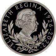 2 Pounds - Charles III Life and legacy of the Queen; Silver Proof, United Kingdom, 2022 reverse image