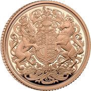 2 Sovereigns - Charles III Queen Elizabeth II Memorial, United Kingdom, 2022 reverse image