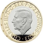 2 Pounds - Charles III Flying Scotsman Centenary obverse image