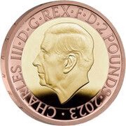 2 Pounds - Charles III Flying Scotsman Centenary; Gold Proof obverse image