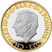 2 Pounds - Charles III Flying Scotsman Centenary; Silver Proof obverse image