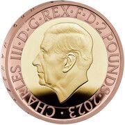 2 Pounds - Charles III JRR Tolkien; Gold Proof obverse image