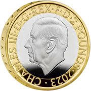 2 Pounds - Charles III JRR Tolkien; Silver Proof obverse image