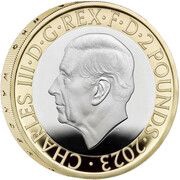 2 Pounds - Charles III JRR Tolkien obverse image
