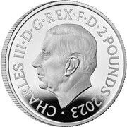 2 Pounds - Charles III Henry VIII; Silver Proof obverse image