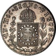 960 Réis - Pedro II, Brazil, 1832-1834 reverse image