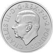 2 Pounds - Charles III James Bond - You Only Live Twice; 1 oz Fine Silver obverse image