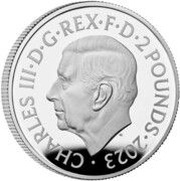 2 Pounds - Charles III James Bond - You Only Live Twice; Silver Proof obverse image